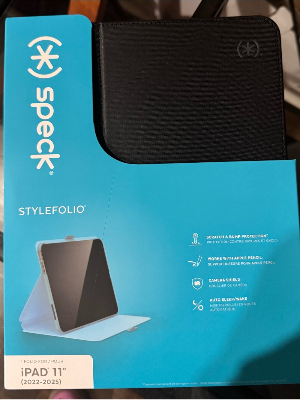 speck StyleFolio iPad 11" Black Tablet Folio Case